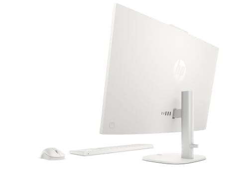 Image of HP OmniStudio 27 Inch All-in-One Desktop Computer: Intel Ultra 7 355 8-Core Processor, 16GB DDR5 RAM, 1TB NVMe SSD, Intel Xe Graphics, Windows 11 Pro, FHD, Wireless KB /M, Business and Home PC