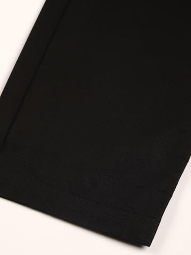 Image of Thomas Scott Men's | Solid | Light Weight | Breathable Fabric | 2 Zipper Pockets | Mid Rise | Regular Fit | Cotton Blend | Button Waist | Chino Trouser | Pants
