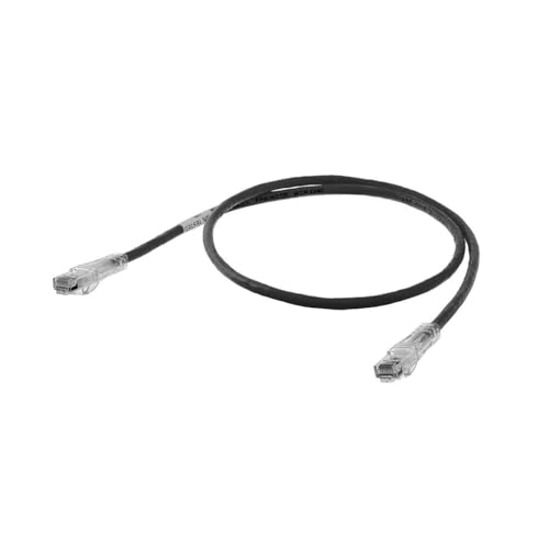 Clarity CAT6 Modular Patch Cord 7 ft Negro miniatura 1