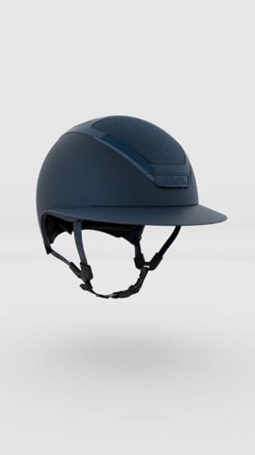 Kask Star Lady - Casco de equitación con piedras en la barbilla, talla 57
