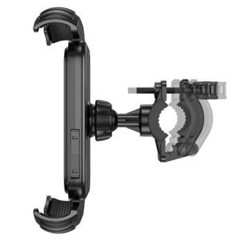 Image of Modorwy Universal 360 Degree Adjustable Mobile Phone Holder for Bike & Cycle Rearview Mirror Bracket Stand Lock System Can Be Used Horizontally and Vertically Compatible with 4.7 inch-6.8 inch Mobile Devices