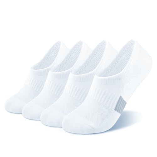 Marchare Women No Show Socks Low Cut Invisible Cushioned Socks Ankle Athletic Socks For Women With Grips