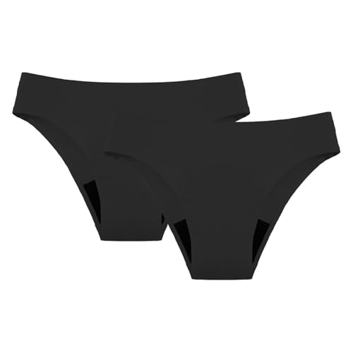 Genérico Pack de 2 Bañador Menstrual Niña Flexibles Talla Grande Braga del Bikini a Prueba De Fugas Beachwear para Adolescentes Mujeres