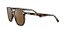 Ray-Ban RB4306 Hexagonal Sunglasses, Light Havana/Polarized Brown, 54 mm