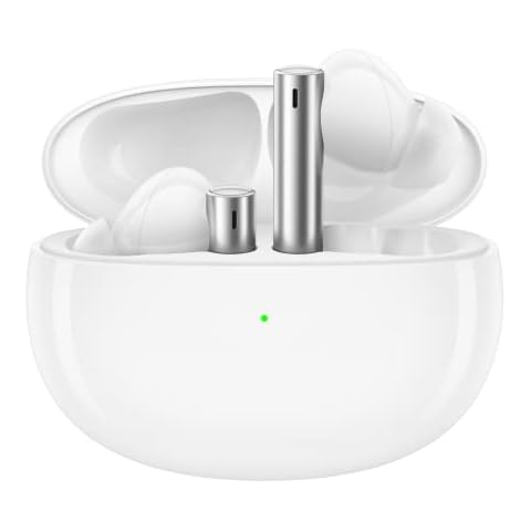 realme Buds Air 3 Wireless Headphones, Active Noise Cancellation Bluetooth 5.2 Earbuds, 10mm Dynamic Bass Boost driver, 30 hours total playback, IPX5 water resistance, Galaxy White Cover