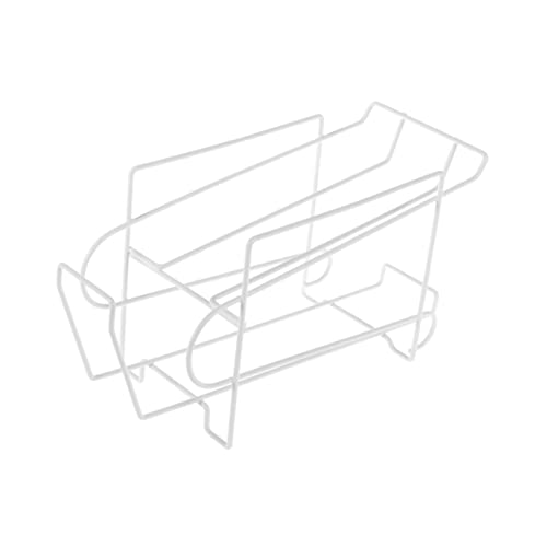 VINTORKY 1pc Automatic Coverage Rack White Can Storage Rack for Fridge Kitchen Bar Design Resistant for Spaces