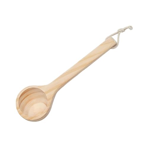 perfk Sauna Ladle, Wooden Water, Ergonomic Handle, Sauna Accessories for Bathing SPA