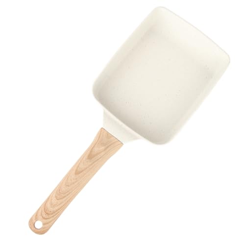 LUCKDANO Padella Tamagoyaki, Padella Quadrata di Fritta di Fritta Angolo Fritta Produttrice di Fritta per Fritta e Uova Non Stick per Stufa a Gas e Pentola a Induzione