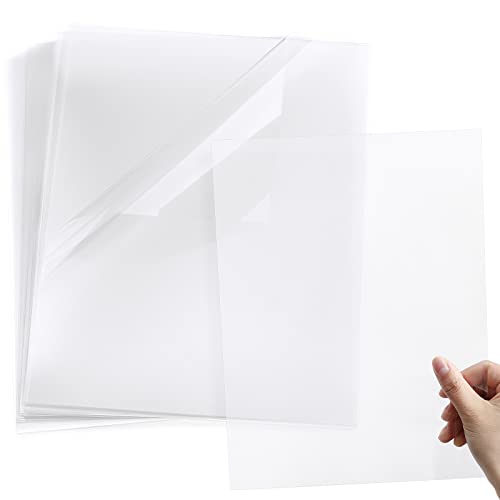 150 Sheets 8.5 X 11 In Inkjet Transparency Film Paper Transparency Film For Inkjet Printer Clear Paper Transparencies Printing Transparent Film Sheets For Overhead Projector Silk Screen Printing Craft #TOP5