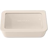 ONE GLASS CONTAINER WITH AIRTIGHT LID! A single 3-Cup Small Rectangle ceramic-coated glass food storage container with a matching glass lid and food-grade silicone seal, perfect for leftovers, meal prep, and pantry storage. MICROWAVE-SAFE LID! Reheat...
