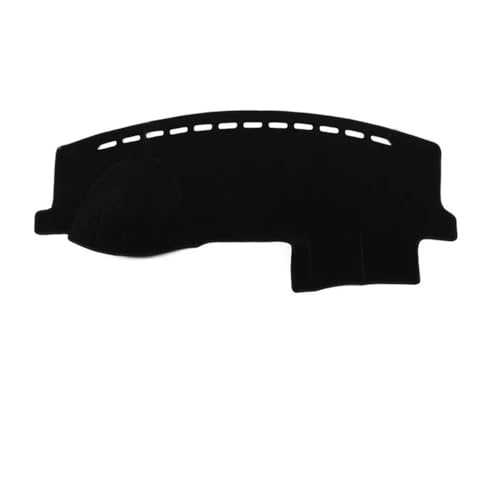 Tapis de tableau de bord anti-reflet noir pour Skoda Fabia 2008-2014 RHD