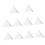 SAFIGLE 10stücke Strasssteine Weiß Schmuckplatten Aus Kunststoff Werkzeugausrüstung Schmuckzubehör Für Perlen Und Ornamente Dreieckig