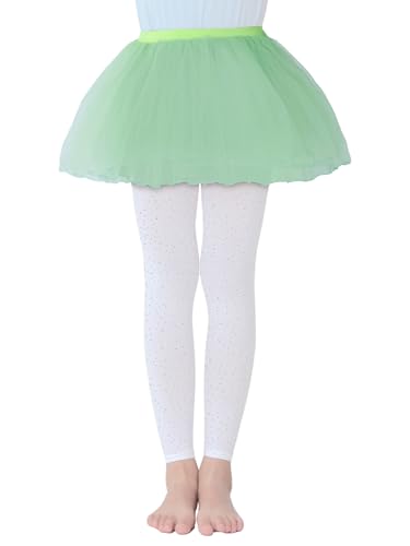 Footless Tights for Girls, Sparkle Rhinestone Stockings Ultra-Soft Kids Microfiber Tights4