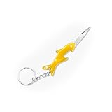 Teresi Small Pocket Knife for Men and Women Mini Knife Keychain with Shark Shape, Blade Length 1.5'