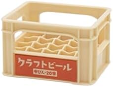 CYBER RECORDS Miniature Beer Crate Style Storage Box, Beige image 3