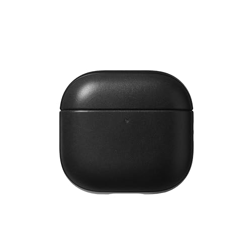 Coque Nomad en Cuir AirPods 4 Noir - Finition artisanale luxe