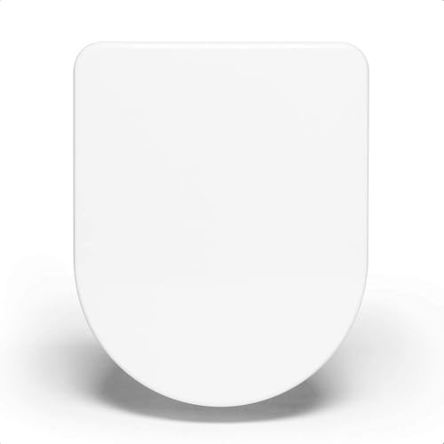Bullseat® | Toilettendeckel D-Form mit Absenkautomatik, Antibakteriell,...