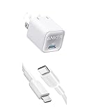 Anker USB C to Lightning Cable [6ft MFi Certified] Powerline II & Anker USB C GaN Charger 30W, 511...