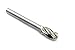 TEMO SC-3 NF Aluminum Cut Carbide Rotary Burr FILE, 3/8 inch (9.5mm) HEAD Cylinder Ball, 1/4 inch (6.35mm) Diameter 2 inch (50.8mm) Long Shank