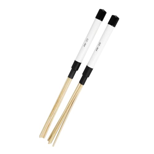 Baquetas de madera para batería Vaguelly, para adultos, equipo de percusión miniatura 6