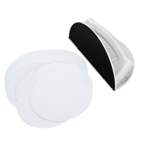 Lijadora de detalles, kit de lijado de pared de precisión, dispositivo portátil con ángulo semicircular para arte, madera, manualidades, muebles, pared, proyectos de pintura del hogar