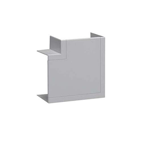 Tehalit équerre plate BR651005H7035 pour angle à 90 degrés et masquage parfait des câbles