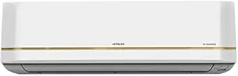 Hitachi 1.5 Ton 5 Star Inverter Split AC (Copper, Dust Filter, 2021 Model, RSRG518HEEA, White), Free 1 Year Extended warranty