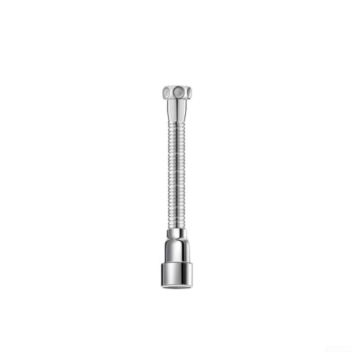 Boquilla extensora de grifo, aireador de grifo de cocina de acero inoxidable, boquilla flexible, extensión de ahorro de agua para accesorios de grifo de fregadero (13 cm)