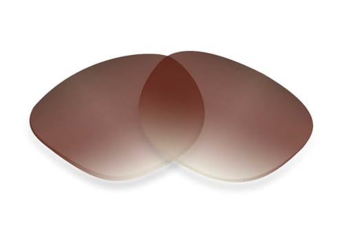 Replacement Sunglass Lenses Compatible for American Optical Original Pilot New 52mm (Non-Polarized SFx Edge Brown Gradient Hardcoat Pair)