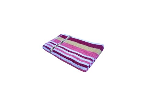 Image of Space Fly 500 GSM Cotton Hand Towels 11x17 Inches - Set of Colorful Striped Towels for Face & Hands - Soft, Quick Dry, Lightweight Multipurpose Towels for Home, Gym, Travel, Kitchen (Pack of 1)
