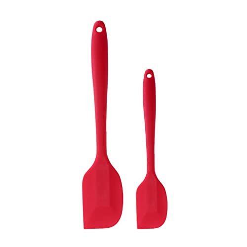 Lot de 2/3 grattoirs en silicone - Pinceau à huile - Pour gâteau, crème - Brosse à pâtisserie résistante à la chaleur - Pour barbecue - Outils de cuisine