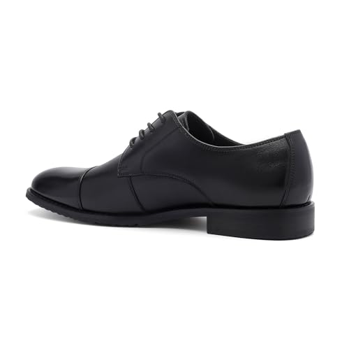 Men’s Leather Oxford Shoes Classic Lace Up Dress Shoes with Breathable Lining and Durable Rubber Sole4