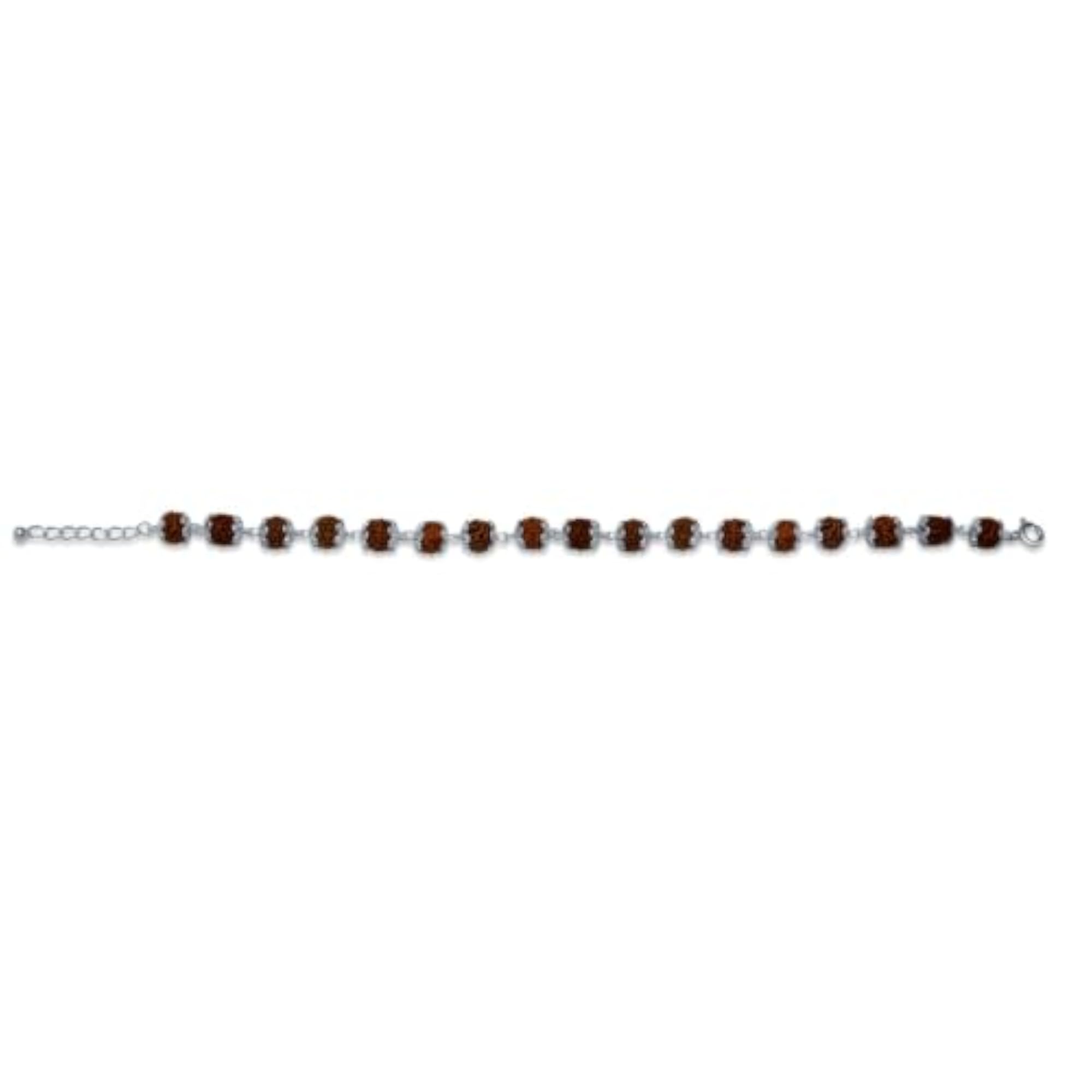 Men's Pure 925 Sterling Silver Rudra Shakti Bracelet, Gift for Him