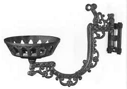 B&P Lamp® 11" Cast Iron Reflector Wall Bracket
