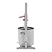 9.5Gal Fruit Cider Wine Press,36L Manual Stainless Steel Juice Maker w/Hydraulic Jack for Apple, Grape, Home Brewing,Load Capacity 330.69lbs (Two Packages)