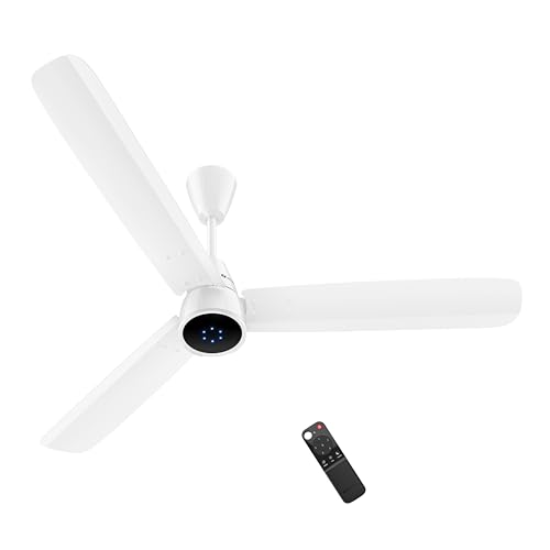 Image of atomberg Renesa Epoque 1200mm BLDC Ceiling Fan with Remote | Advance Air+ Technology | BEE 5 star Rated | Low Noise | Sleek Design | 2 Year Warranty | Gloss White