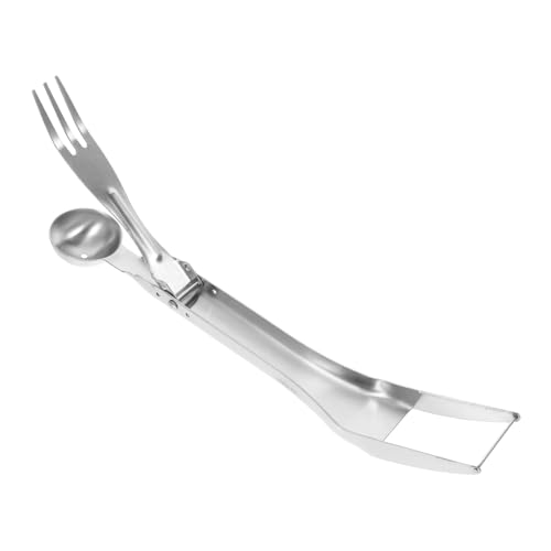 Wakauto Fruit Divider Scoop Multi-function Melons Versatile Slicing Summer Chopper Watermelon Knife Kitchen Professional Watermelon Tool Cube Cutting Slice Gadget Silver Stainless Steel