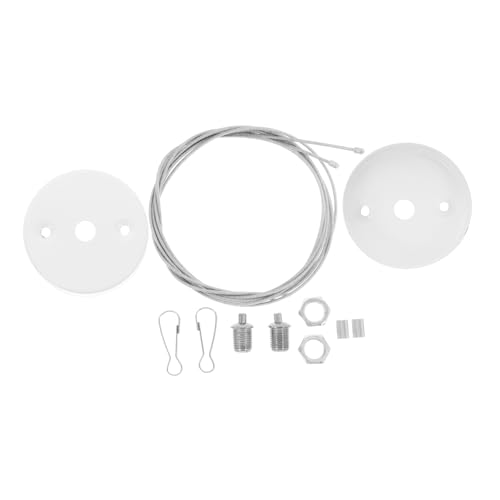 Ciieeo 2ensembles Chaîne De Suspension Pour Lampe De Sortie Lot Fixation De Levage Pour Éclairage De Secours Installation Rapide Pour Luminaires