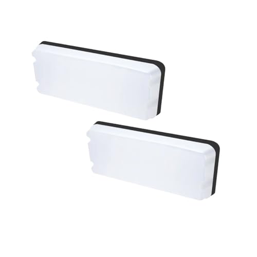 Bright Source Slimline Rectangular LED Bulkhead, White, IP65 Rated, 10W, 1000lm, 120° Beam Angle, 3CCT Switchable Colour Temperature 3000K 4000K 6000K (2)