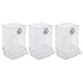 TEHAUX Automatic Bird Feeder - No-Mess Bird Feeder,Parrot Feeding cage Accessories,Suitable for Small and Medium Parrotsand Birds Seed Feeder for(3 pcs)