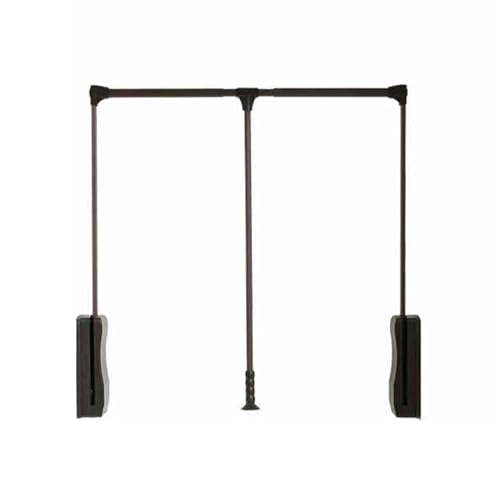 Tringle de placard rabattable pour armoire étroite ou large, fini le manque de rangement haut