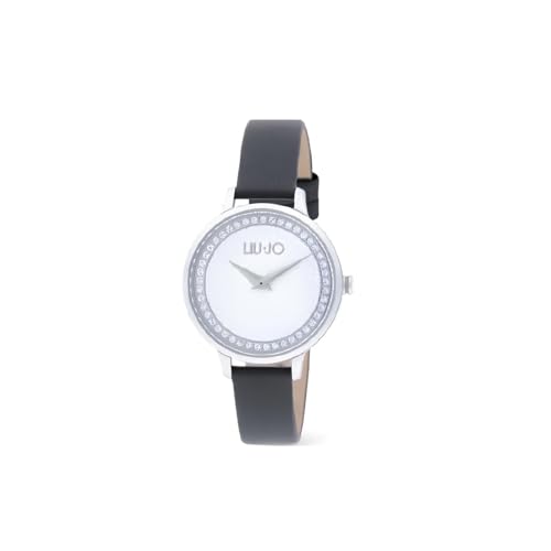 Montre femme LiuJo TLJ2764 Shine en cuir noir 32 mm