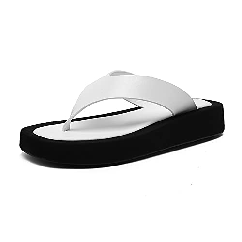 Slippers Pantanes en Cuir réels pour femmes, tongs plates confortables