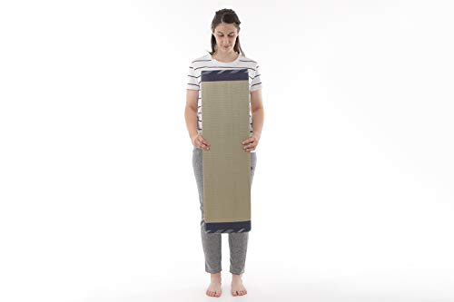 MIINA Japanese Traditional Igusa (Rush Grass) Tatami Mattress, Sleeping Mat, Japanese futon Mattress, Goza Mat (Twin, Natural) 35” X 79”