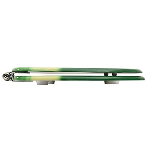 Abattants WC avec couvercle à fermeture douce MDF vert x2 - 5