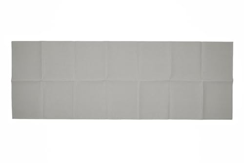 トーン tone たためるヨガマット トレーニングマット 厚さ4mm 【バッグに入る】 携帯可能 コンパクト 軽量 手洗い可能 ライトグレー YM-01