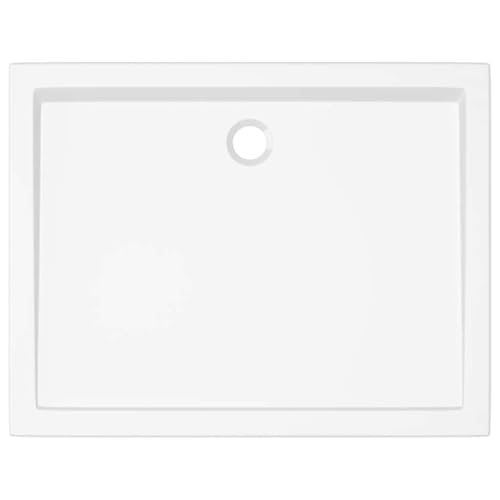 vidaXL Duschtasse Niedrige Schwelle Duschwanne Bad Brausewanne Brausetasse Duschbecken Dusche Wanne Bad Badezimmer ABS Rechteckig 80x100cm – Bild 6