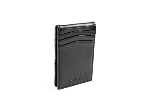 Men's Wallet RFID Thin Front Pocket Inner ID Black