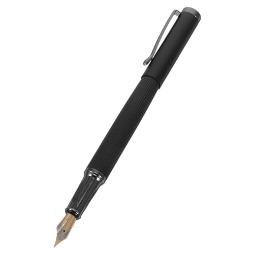 VINTORKY Fine Nib Calligraphy Fountain Pen with Replaceable Black Ink Cartridges Refillable for Students Writing Practice and Art Supplies