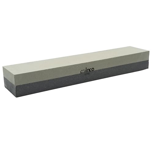 Winco Fine/Grain Knife Sharpening Stone, 12-Inch,Medium